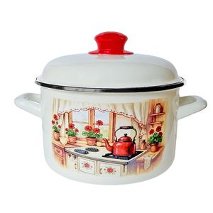 MAKRO - Hrniec smalt 24cm 6, 75L s pokrievkou Rustika vyobraziť