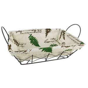 MAKRO - Košík 27x19x8cm, drôt / látka vyobraziť