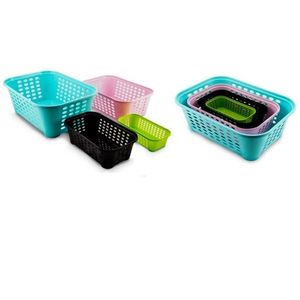 MAKRO - Košík Olive 3 rôzne farby vyobraziť