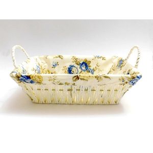 MAKRO - Košík pletený obdĺžik + látka vyobraziť