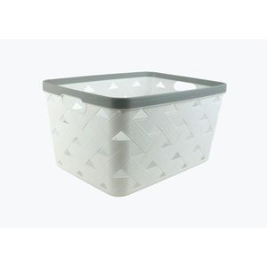 MAKRO - Košík úložný 25, 5x19x14cm, biely vyobraziť