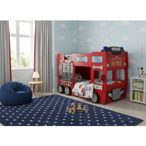Artplast Detská poschodová posteľ HASIČI | 90 x 190 cm vyobraziť