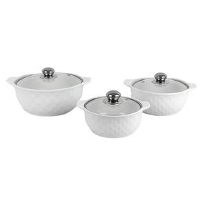 MAKRO - Misa 3ks s pokrievkou, 2L, 1, 2L, 0, 8L, keramika / sklo vyobraziť