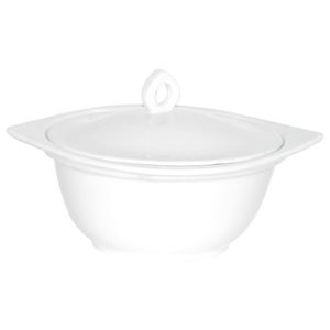 MAKRO - Miska s pokrievkou porcelán 13cm vyobraziť