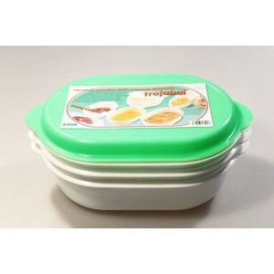 MAKRO - Misky na obaľovanie s poklopom, balenie 3ks vyobraziť