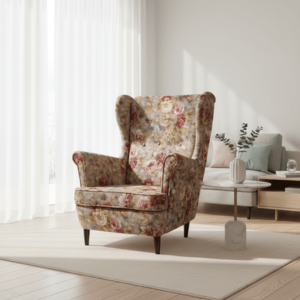 Signal Kreslo LORD | kvety sivá vyobraziť