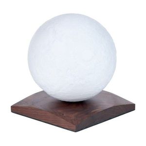 Tmavohnedá svetelná dekorácia na USB ø 12 cm Smart LunaSpin – Gingko vyobraziť