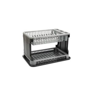 MAKRO - Odkvapkávač na riad 2 - poschodový rôzne farby, umelá hmota vyobraziť