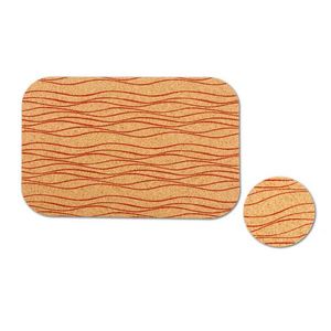 MAKRO - Podložka korok obdĺžnik potlač 4ks 35x24cm, 4ks 10cm vyobraziť