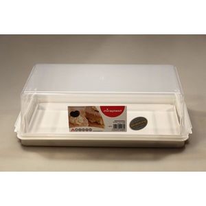 MAKRO - Podnos na zákusky s krytom vyobraziť