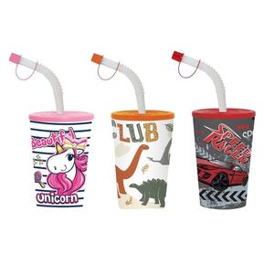 MAKRO - Pohár detský slámka 340ml rôzne farby a motívy vyobraziť