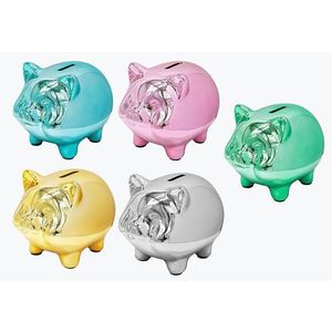 MAKRO - Pokladnička prasiatko rôzne farby 14x12x12cm rôzne farby vyobraziť