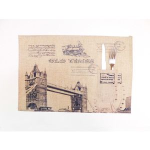 MAKRO - Prestieranie s potlačou a vreckom na príbor vyobraziť