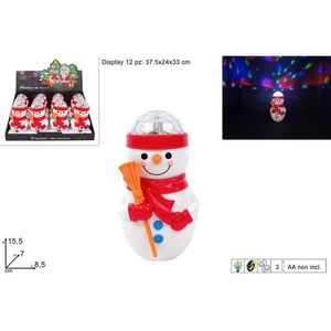 MAKRO - Projektor vianočný Snehuliak LED vyobraziť