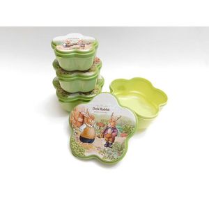 MAKRO - Sada dóz zajaci, kvet 4ks, 500ml, 400ml, 200ml, 100ml vyobraziť