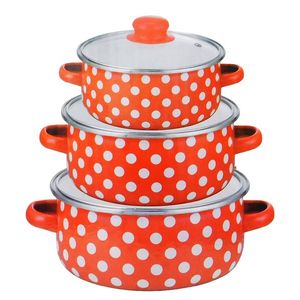 MAKRO - Sada hrncov s pokrievkou 3-dielna 16, 18, 20cm vyobraziť