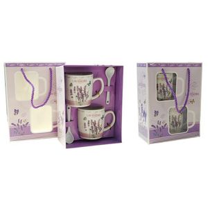 MAKRO - Sada priateľská 2ks, keramická levanduľa vyobraziť