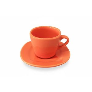 MAKRO - Sada šálok + podšálka štv 12d oranž vyobraziť