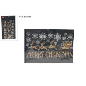 MAKRO - Samolepka na okno vianočná vyobraziť