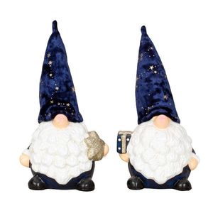 MAKRO - Santa škriatok modrý 25x8x10cm, rôzne druhy vyobraziť