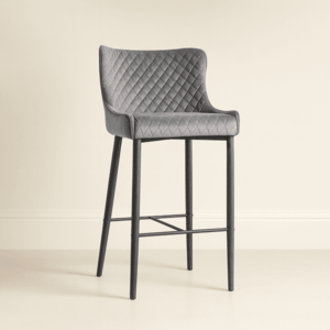 Signal Barová stolička COLIN B H-2 VELVET | sivá vyobraziť