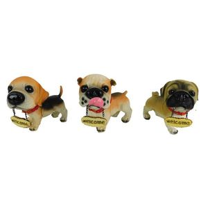 MAKRO - Soška pes 15cm rôzne dekory vyobraziť