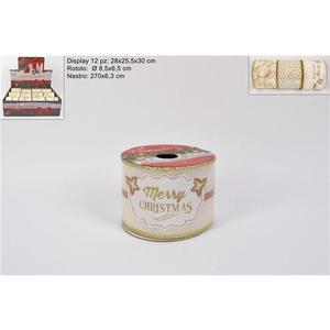 MAKRO - Stuha vianočná 6, 3x270cm rôzne dekory vyobraziť