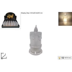 MAKRO - Sviečka 5x9, 5cm LED vyobraziť