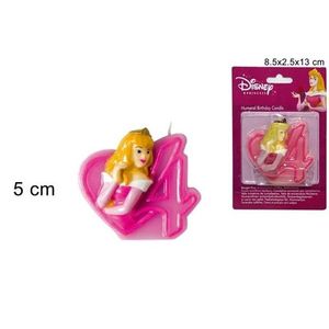 MAKRO - Sviečka číslica 4 Princess vyobraziť