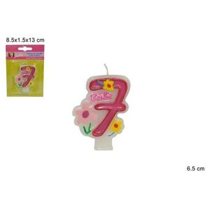 MAKRO - Sviečka číslica 7 Barbie vyobraziť