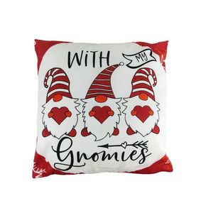 MAKRO - Vankúš vianočný škriatok 45x45cm, červený vyobraziť