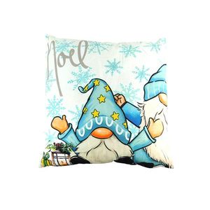 MAKRO - Vankúš vianočný škriatok 45x45cm, modrý vyobraziť