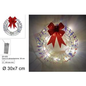 MAKRO - Veniec 58x66cm LED mašľa vyobraziť