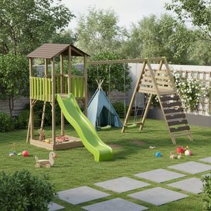 ArtWD Detský záhradný domček s ihriskom JOY vyobraziť