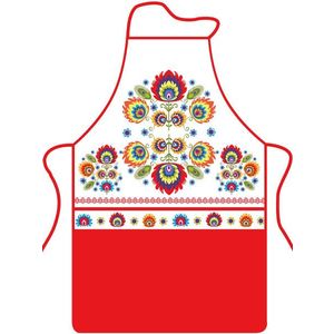 MAKRO - Zástera FOLK červená, textil K2267B vyobraziť