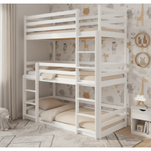 ArtAdrk Poschodová posteľ TEDRO | 80 x 180 cm Farba: Borovica vyobraziť