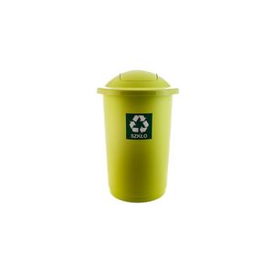 PLAFOR - Kôš na recyklovanie odpadu SKLO 50L zelený vyobraziť