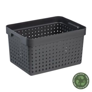 PLAST TEAM - Košík úložný 16l čierny Seoul vyobraziť