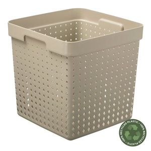 PLAST TEAM - Košík úložný 21l béžový Seoul vyobraziť