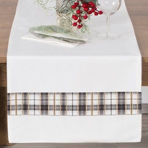 ArtFir Vianočný behúň ANGEL 01 | biela 40 x 140 cm vyobraziť