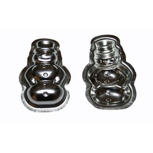 SMOLÍK COOKIE - Formička snehuliak malý 20ks, 5cm, pocínovaná vyobraziť