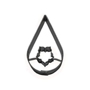 SMOLÍK COOKIE - Vykrajovačka kvapka / ľalia pocínovaná, 5, 5cm vyobraziť