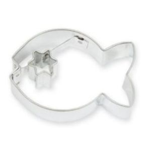 SMOLÍK COOKIE - Vykrajovačka ryba/hviezda pocínovaná, 4, 5cm vyobraziť