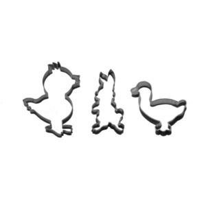 SMOLÍK COOKIE - Vykrajovačky veľkonočná sada 3ks II. pocínovaná vyobraziť