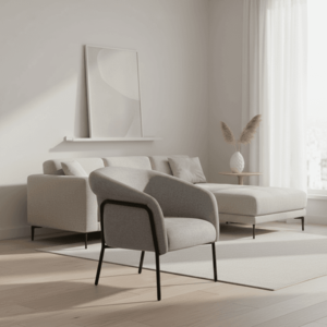 Signal Kreslo CLOVER BREGO | sivá vyobraziť