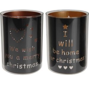 Svietnik sklo 9x12cm rôzne motívy vyobraziť