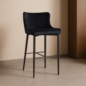 Signal Barová stolička COLIN B H-2 VELVET | čierna vyobraziť