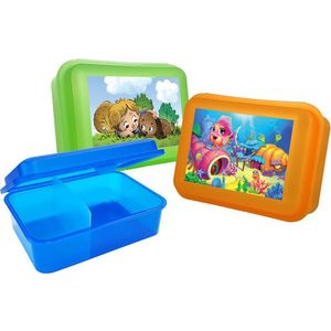 TVAR - Box na desiatu delený priehradkou, rôzne detské motívy 13x7x18cm vyobraziť