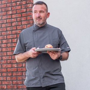 EGOCHEF Kuchársky rondon EGOchef OTTAVIO cool vent sivý - krátky rukáv 4XL vyobraziť