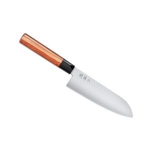 KAI Seki Magoroku Red Wood Santoku kuchynský nôž 17 cm vyobraziť